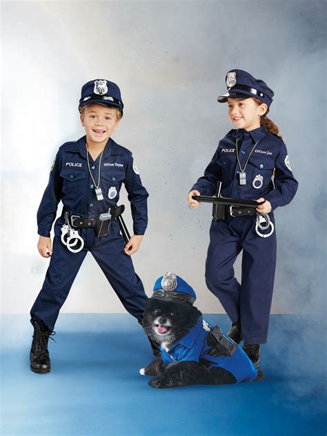 Jr Police Officer Costume For Kids Chasing Fireflies