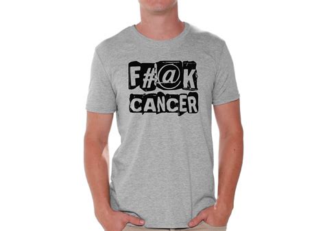 Fk Cancer Tshirt Cancer Sucks Shirts For Men Breast Cancer Etsy