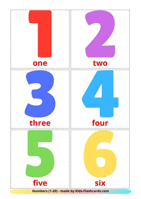 Wall Decor Preschool Counting Activities Numerical Cards Early Learning