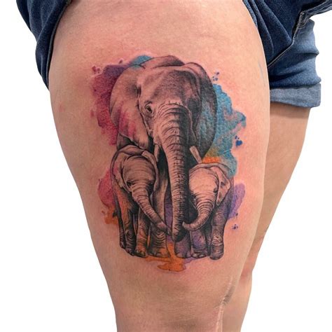 11 Elephant Tattoo With Flowers That Will Blow Your Mind