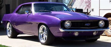 1969 Camaro Purple On The Road Again Pinterest