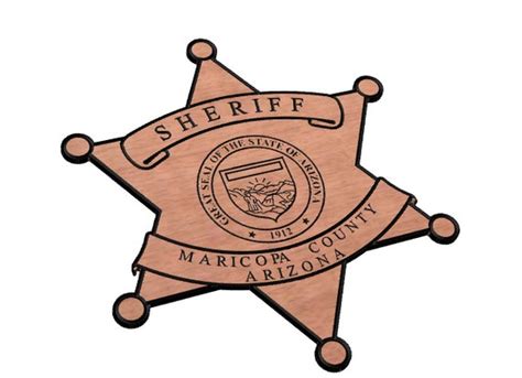 Maricopa County Sheriff Badge Svg Etsy