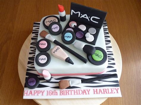 Mac Makeup Cake Decorated Cake By Sharon Todd Cakesdecor