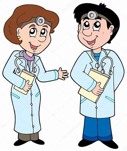 Doctors Cartoon Vector Google Depositphotos
