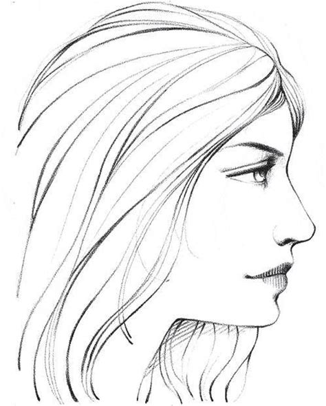 Aprende A Dibujar Perfil De Mujer Dibujo Rostro De Mujer Dibujo