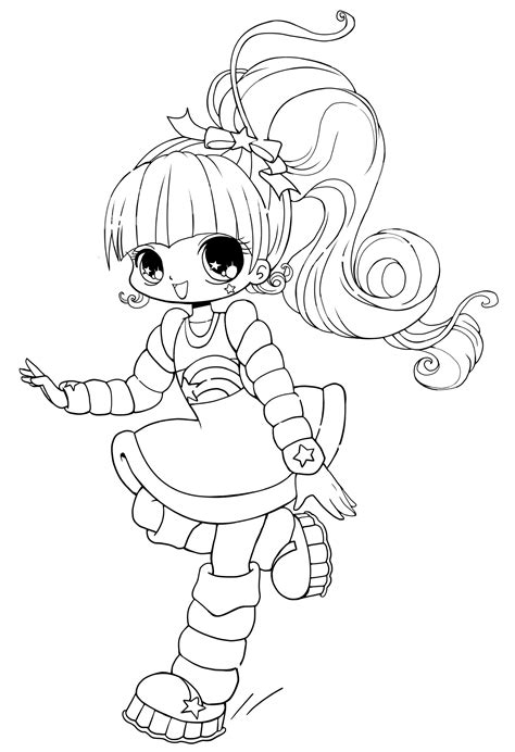 Free Coloring Pages For Kids Anime