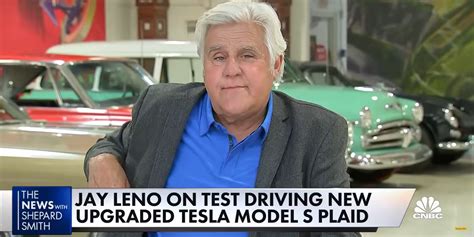 Watch Jay Leno Beat Quarter Mile Speed Record In Tesla Model S Plaid