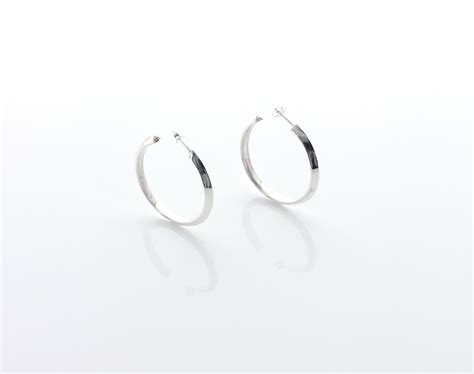 925 Sterling Silver Hoops Best Of Everything Online Shopping