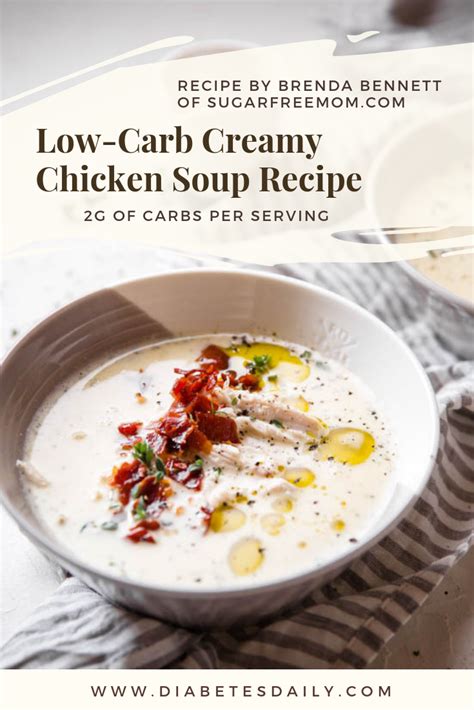 Visit this site for details: Low-Carb Creamy Chicken Soup (Keto, Gluten Free ...
