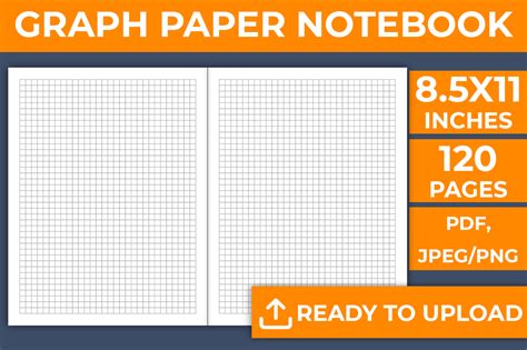 Kdp Graph Paper Notebook Interior Graphic By The Lunar Digital Creative Fabrica