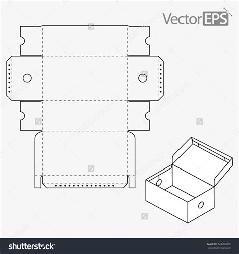 Mini Shoe Box Template Free