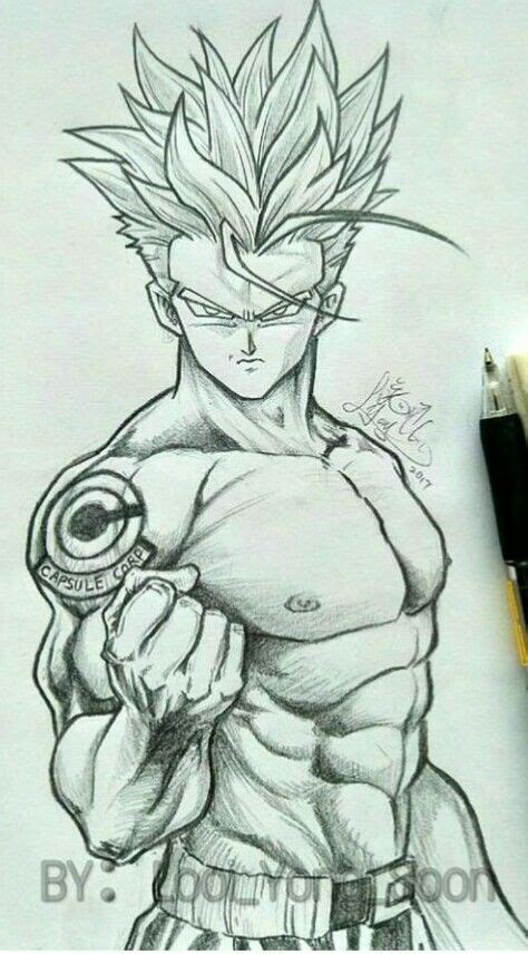 Gohan Male Character Anime Character Drawing Dbz Drawings Drawing