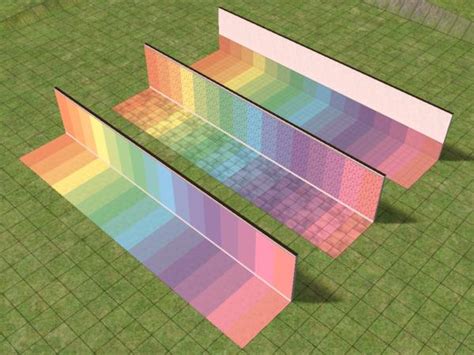 Mod The Sims Pastel 16 Color Spectrum Floors And Walls Set