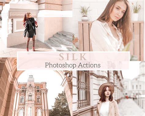 5 Silk Photoshop Actions Great For Portrait Instagram Etsy