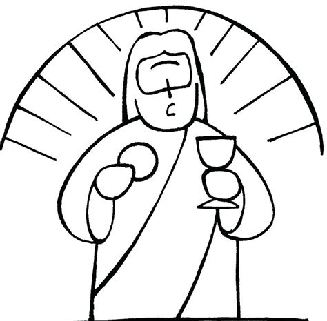 Eucharist Coloring Pages At Free Printable Colorings