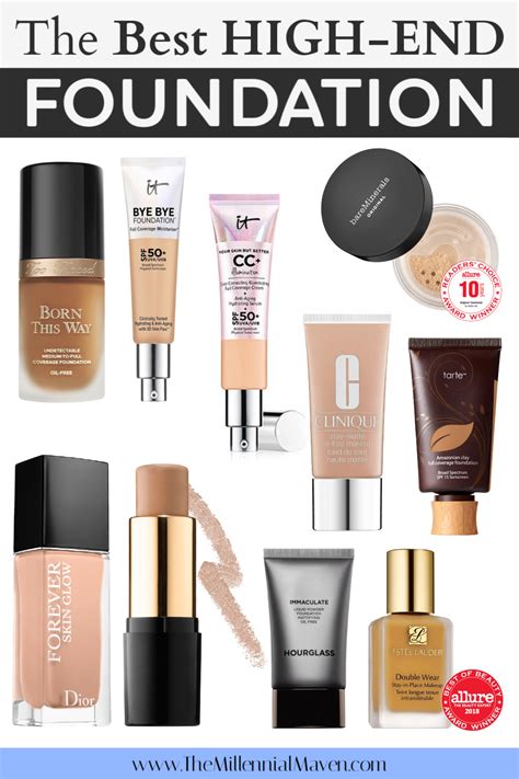 Updated 2020 My 10 Favorite High End Foundations For All Skin Types