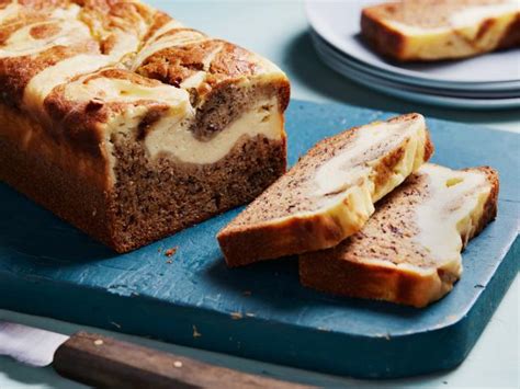 Add this to the banana mixture and stir just until blended. Cheesecake-Stuffed Banana Bread Recipe | Food Network ...