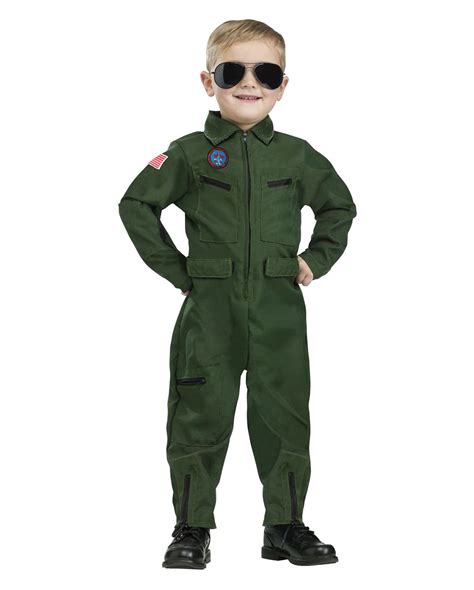 Top Gun Pilot Toddler Costume For Halloween Horror