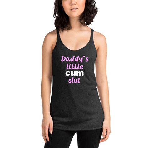 daddys little cum slut tank top ddlg clothing clothes etsy