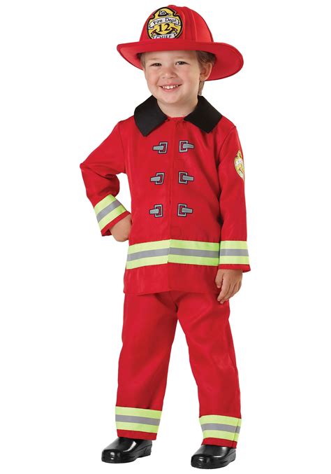 Child Fireman Costume Fireman Costume Toddler Fireman Costume Kids