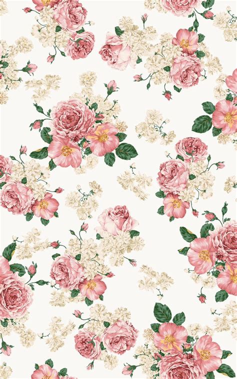 50 Vintage Flower Wallpapers For Iphone Wallpapersafari