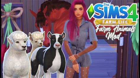 Farm Animals For The Sims 4 Mod Installation And Overview Youtube