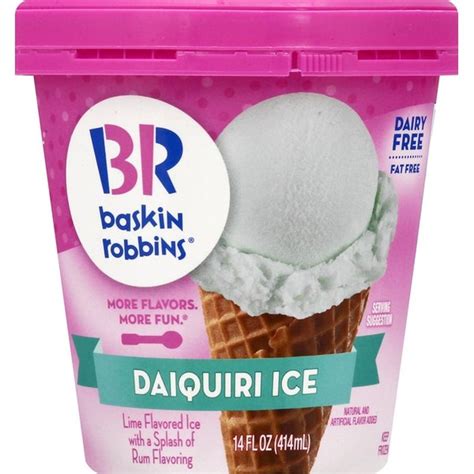 Baskin Robbins Ice Cream Daiquiri Ice 14 Oz Instacart