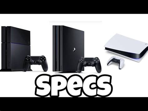 So if you want to know whether ps5 is the best or ps4 pro is still a great option to go with, then this article is best for you. PS4 vs PS4 Pro vs PS5 Specs - YouTube