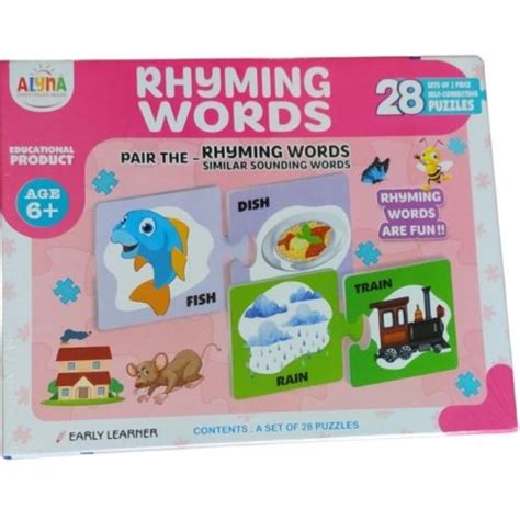 Pair The Rhyming Words Puzzles Toys We Loved