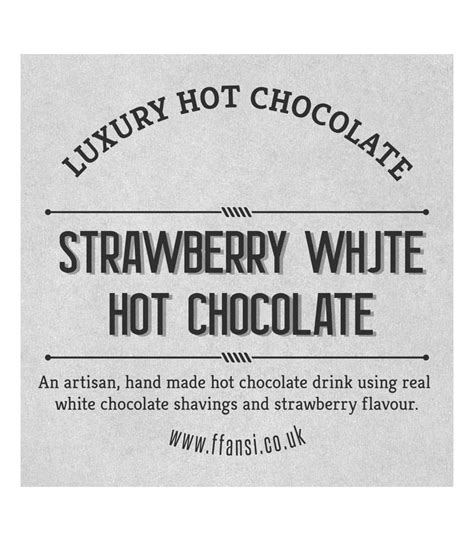 Strawberry White Chocolate Hot Chocolate