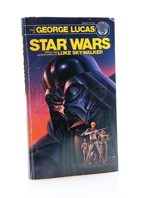 Star Wars A New Hope 1977 George Lucas Autographed First Edition Novel