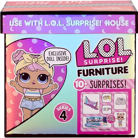 Lol Surprise Furniture Series 4 Chill Patio Dawn Doll Play Set Pack Mga