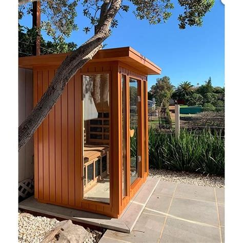 Clearlight Sanctuary Outdoor 2 Person Full Spectrum Infrared Sauna In