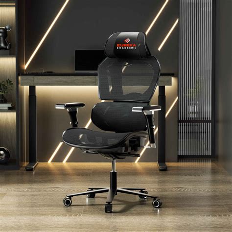 Eureka Ergonomic Typhon Gaming Chair Red огромный выбор кресел
