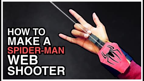 How To Make A Spiderman Web Shooter With Cardboard And Rubber Bands│no