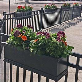 But if you do have a balcony, a little attention can turn it into a favorite outdoor hangout too. Black Metal Railing flower Boxes for Restaurant Outdoor ...