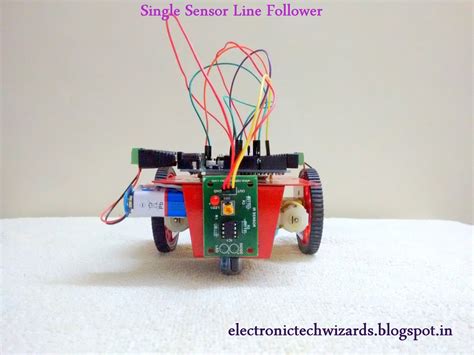 Electronictechwizards Simple Line Follower Robot