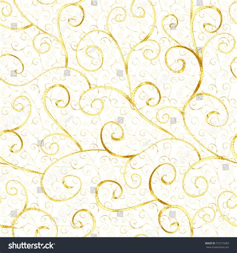 Gold White Background Royal Luxury Seamless 스톡 일러스트 727215583