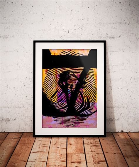 Nude Print Wall Art Contemporary Modern Abstract Female