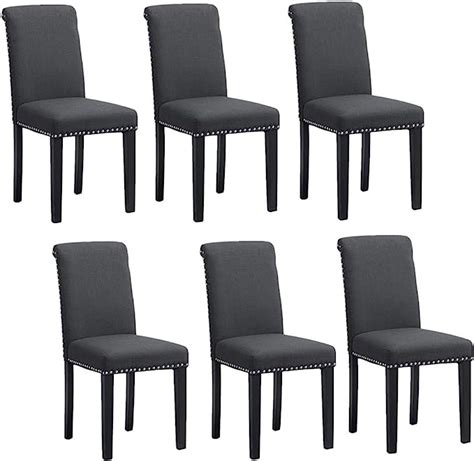 Huisen Furniture Contemporary Kitchen Dining Chairs Only Set Of 6