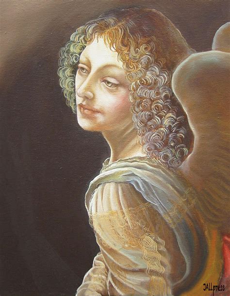 Da Vincis Angel Painting By Jill Allpress Fine Art America
