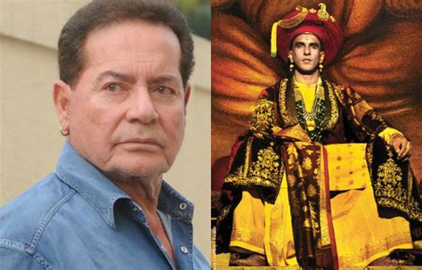 shocking salman khan s father salim khan was first offered the role of bajirao bollywood bubble