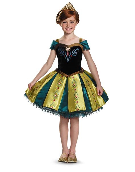 Frozen Anna Coronation Tutu Child Girls Halloween Costume Ebay