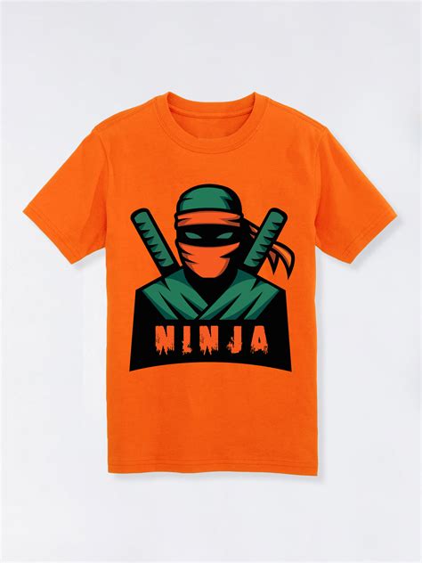 Ninja Printed Tshirt For Boys Cuteiz Fashion