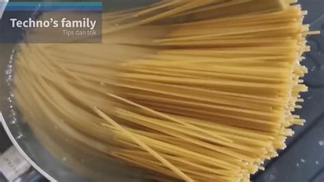 Tips Merebus Mie Spaghetti Agar Kenyal Dan Tidak Lengket Youtube