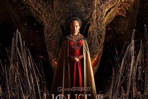House Of The Dragon Poster Features Milly Alcock As A Young And Fierce Rhaenyra Targaryen