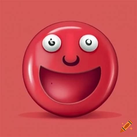 Red Smiling Emoticon On Craiyon