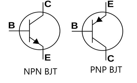 Circuit Symbol Of Npn And Pnp Transistor Circuit Diagram