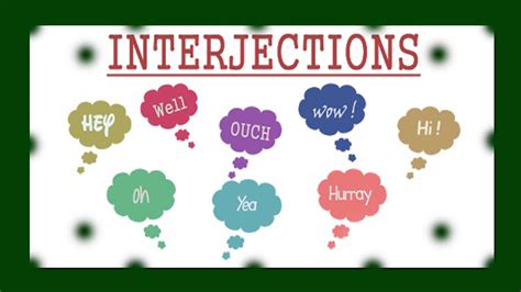 Interjections English Grammar Questions English Quizzes Questions