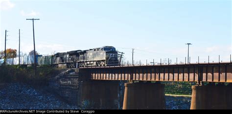 Ns 4020 And Ns 3637 On The Bridge Over The Lehigh River